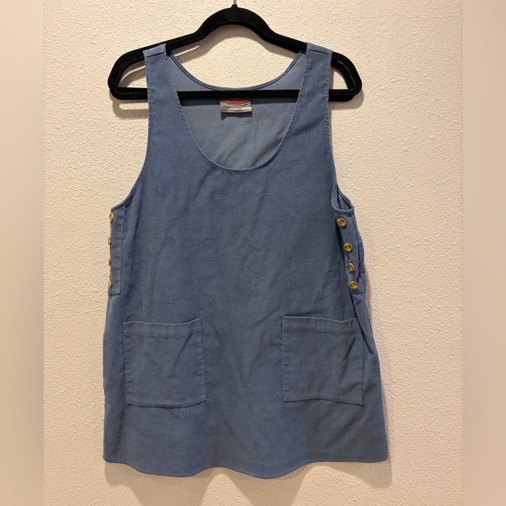 Urban Renewal blue corduroy mini dress